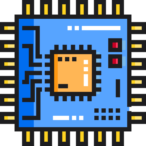 Icono de un circuito integrado